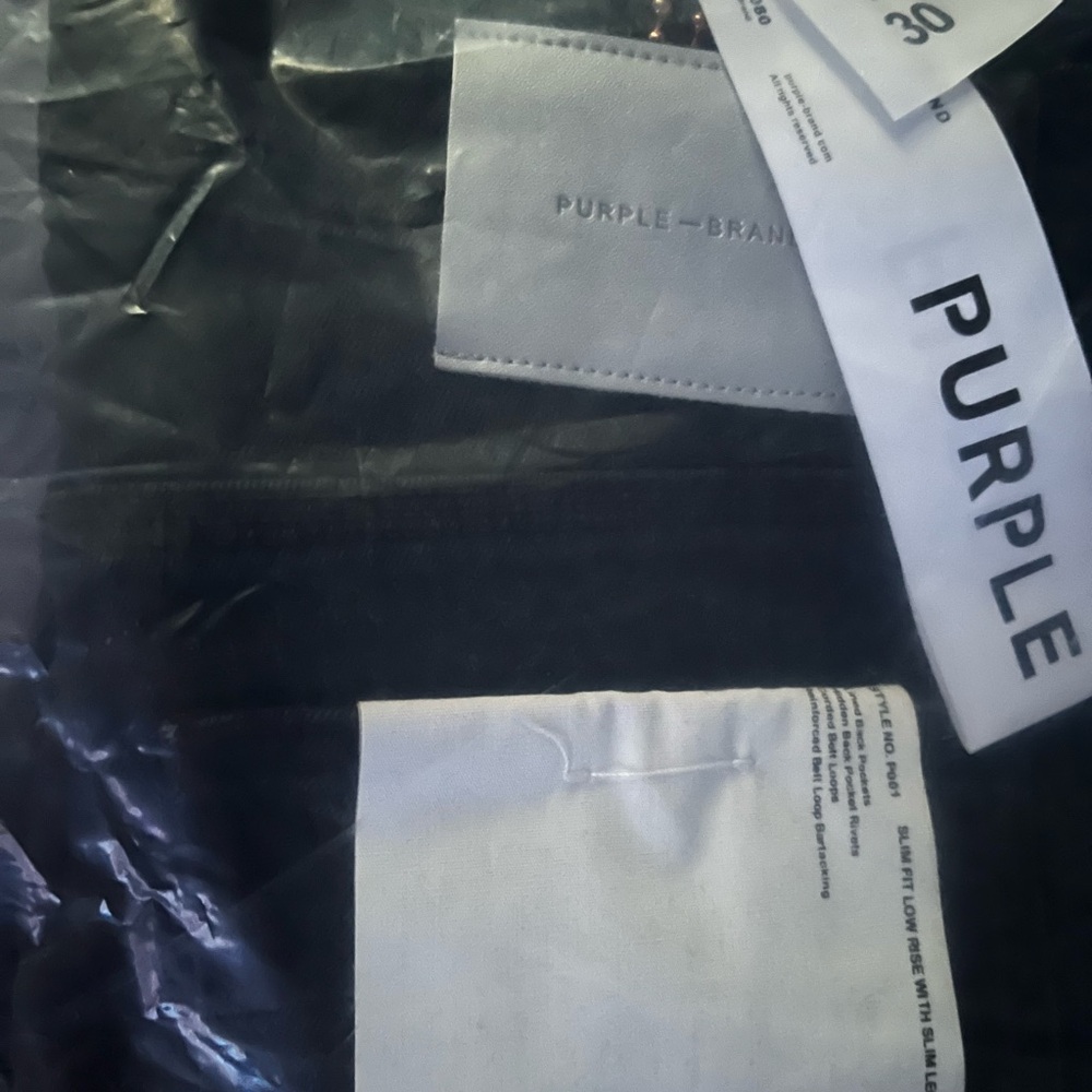 PURPLE-BRAND| Black distressed jeans| SIZE 30